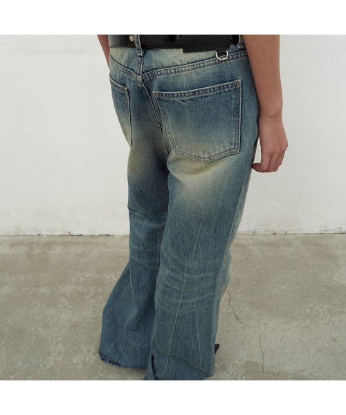 LCDC TM（エルシーディーシーティーエム）の「BOOTSCUT BLUE DENIM (BLUE)（デニムパンツ・レディース・ブルー・X-SMALL/SMALL/MEDIUM）」の6枚目の写真
