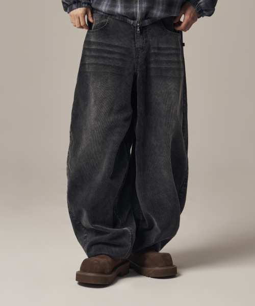 IDWS(アイドンワナセル)の「Viego Corduroy Balloon Pants Black(その他パンツ・レディース・その他・0/1/2)」の19枚目の写真