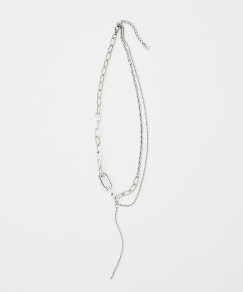 CIAOPANIC（チャオパニック）の「アソートシルバーネックレス（ネックレス・メンズ・グレー/チャコールグレー/シルバー/ダークグレー・FREE）」の12枚目の写真