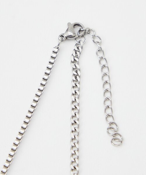 CIAOPANIC（チャオパニック）の「アソートシルバーネックレス（ネックレス・メンズ・グレー/チャコールグレー/シルバー/ダークグレー・FREE）」の21枚目の写真