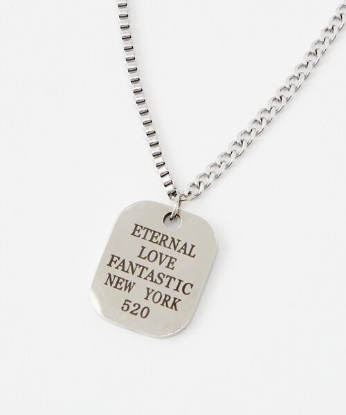 CIAOPANIC（チャオパニック）の「アソートシルバーネックレス（ネックレス・メンズ・グレー/チャコールグレー/シルバー/ダークグレー・FREE）」の22枚目の写真