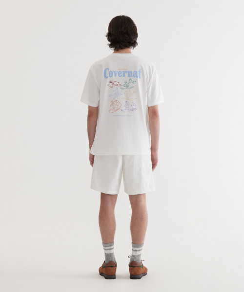 COVERNAT(カバーナット)の「クールコットンサーフィンモーショングラフィックTシャツホワイト(Tシャツ/カットソー・レディース・その他・X-SMALL/SMALL/MEDIUM/LARGE/X-LARGE/XX-LARGE)」の6枚目の写真