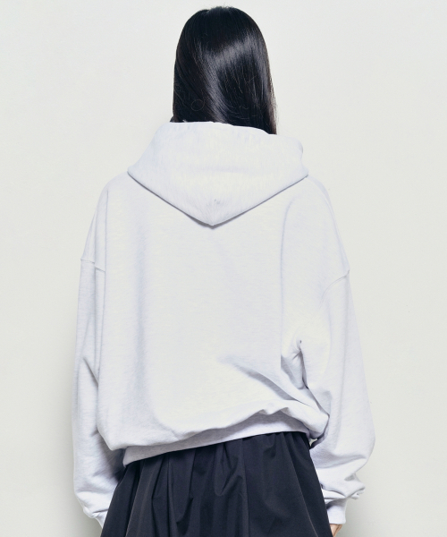 NICK&NICOLE(ニックアンドニコール)の「BUTTERFLY SIGNATURE HOODIE_MELANGE BLACK(パーカー・レディース・その他・FREE)」の3枚目の写真