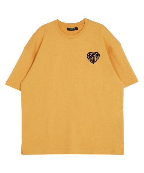 ASTRAL PROJECTION（アストラルプロジェクション）の「ミニハートロゴラウンドネック15番手綿半袖Tシャツ_チェダー（Tシャツ/カットソー・メンズ・その他・LARGE/X-LARGE）」の2枚目の写真