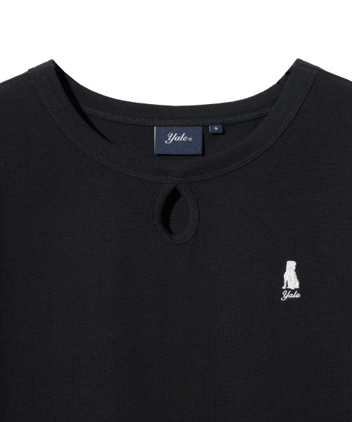 YALE(イェール)の「ウィメンズサークルポイントクロップ半袖Tシャツブラック(Tシャツ/カットソー・レディース・その他・SMALL/MEDIUM)」の3枚目の写真
