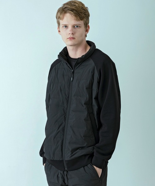 +phenix（プラスフェニックス）の「【WEB・直営店限定】+phenix(プラスフェニックス)HYBRID DOWNJACKET ハイブリッドダウンジャケット（保温性/伸縮性）（ダウンジャケット/コート・メンズ・ブラック/グレー/ネイビー・L/M/S/XL）」の6枚目の写真
