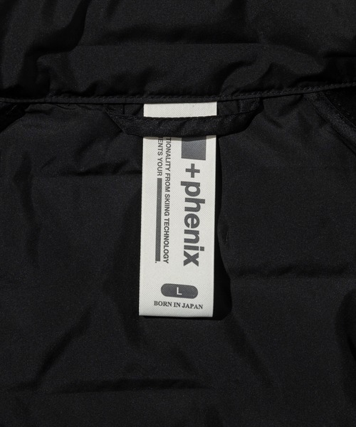 +phenix（プラスフェニックス）の「【WEB・直営店限定】+phenix(プラスフェニックス)HYBRID DOWNJACKET ハイブリッドダウンジャケット（保温性/伸縮性）（ダウンジャケット/コート・メンズ・ブラック/グレー/ネイビー・L/M/S/XL）」の17枚目の写真