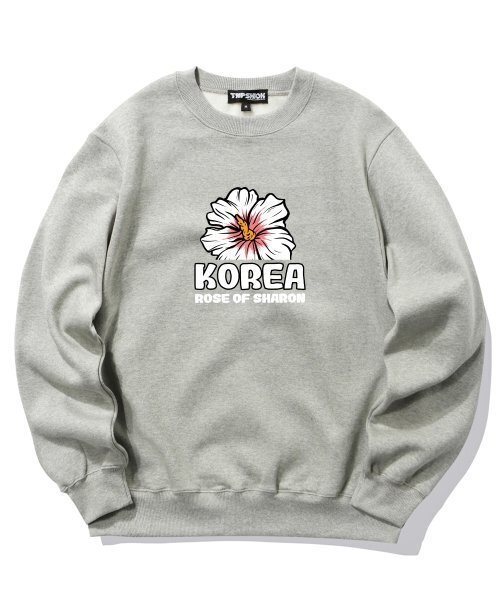 TRIPSHION(トリップション)の「MUGUNGHWA LOGO クルーネック - グレー(スウェット・メンズ・その他・LARGE/MEDIUM/X-LARGE)」の1枚目の写真