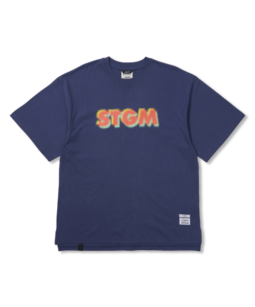 STIGMA(スティグマ)の「Harf Tone Oversized Short Sleeves T-Shirts Navy(Tシャツ/カットソー・メンズ・その他・LARGE/MEDIUM/X-LARGE)」の1枚目の写真