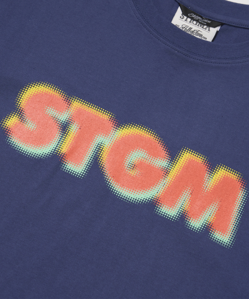 STIGMA(スティグマ)の「Harf Tone Oversized Short Sleeves T-Shirts Navy(Tシャツ/カットソー・メンズ・その他・LARGE/MEDIUM/X-LARGE)」の4枚目の写真