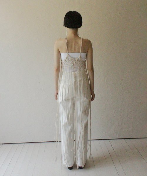 RUBATI(ルバティ)の「マクラメホルターネックドレス_クリーム(ワンピース・レディース・その他・ONE SIZE)」の3枚目の写真