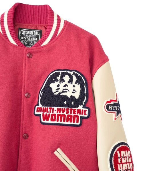 SPEAK NO EVILワッペン スタジャン（スタジャン）｜HYSTERIC GLAMOUR