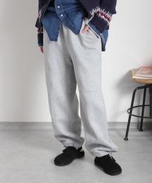 ブラッシング裏起毛ドロストイージースウェットパンツ