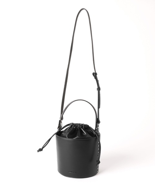 BAYFLOW（ベイフロー）の「[巾着単体でも使える]セパレート巾着バケツバッグ（ハンドバッグ・レディース・ブラック/キャメル・FREE）」の6枚目の写真