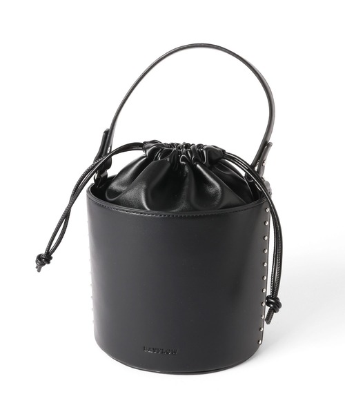 BAYFLOW（ベイフロー）の「[巾着単体でも使える]セパレート巾着バケツバッグ（ハンドバッグ・レディース・ブラック/キャメル・FREE）」の7枚目の写真