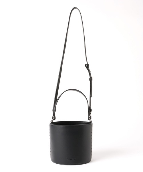 BAYFLOW（ベイフロー）の「[巾着単体でも使える]セパレート巾着バケツバッグ（ハンドバッグ・レディース・ブラック/キャメル・FREE）」の9枚目の写真