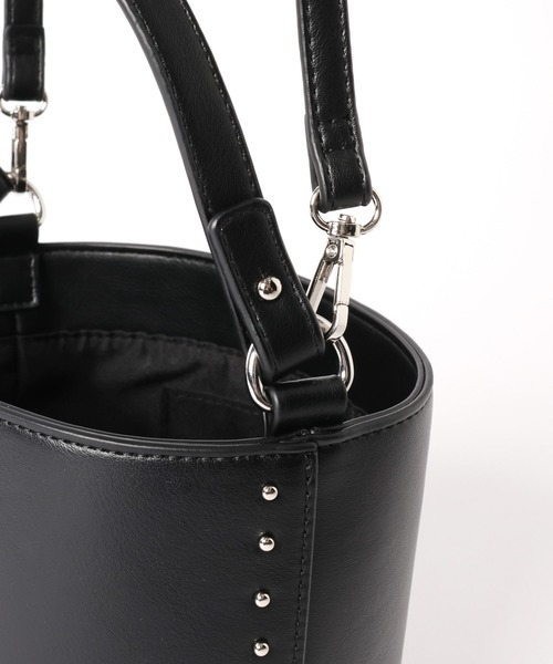 BAYFLOW（ベイフロー）の「[巾着単体でも使える]セパレート巾着バケツバッグ（ハンドバッグ・レディース・ブラック/キャメル・FREE）」の12枚目の写真