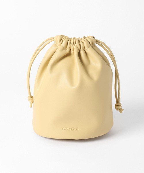 BAYFLOW（ベイフロー）の「[巾着単体でも使える]セパレート巾着バケツバッグ（ハンドバッグ・レディース・ブラック/キャメル・FREE）」の20枚目の写真