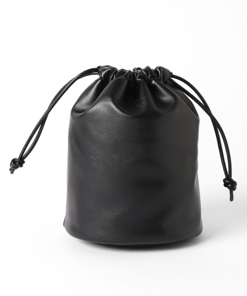 BAYFLOW（ベイフロー）の「[巾着単体でも使える]セパレート巾着バケツバッグ（ハンドバッグ・レディース・ブラック/キャメル・FREE）」の21枚目の写真