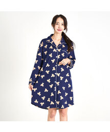 AONE（エーワン）の「Women's Peachy Bear Collar Long Sleeve Pajamas One Piece（ルームウェア/パジャマ）」