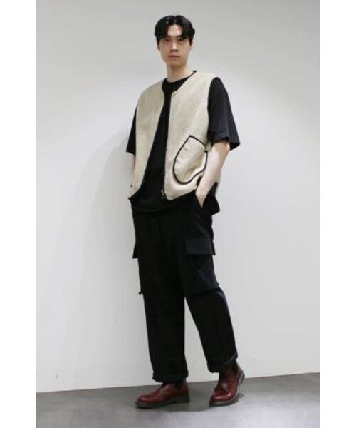 GOSTREET(ゴーストリート)の「セミワイドコーデュロイカーゴパンツブラック(その他パンツ・メンズ・その他・LARGE/MEDIUM)」の9枚目の写真