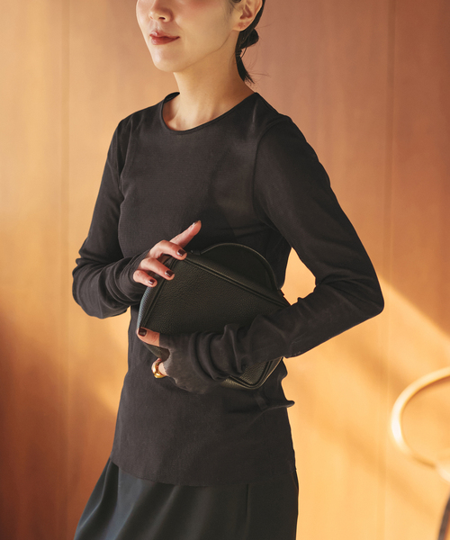 plage（プラージュ）の「《追加》Mesh Sheer ロンT 5（Tシャツ/カットソー・レディース・ベージュ系その他/ホワイト/ブラック系その他・FREE）」の3枚目の写真