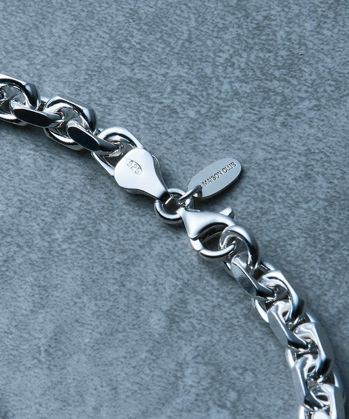【MAISON CLUB】Angular Chain Bracelet /Silver925/アンギュラー チェーン ブレスレット シルバー925 KUN