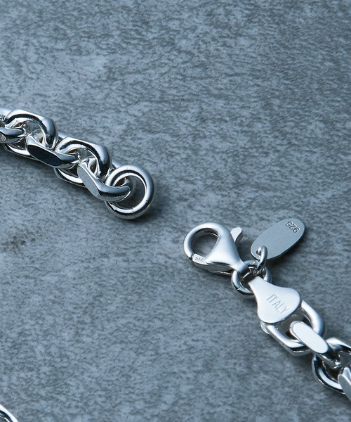 【MAISON CLUB】Angular Chain Bracelet /Silver925/アンギュラー チェーン ブレスレット シルバー925 KUN
