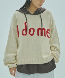 MESSAGE LOGO JACQUARD KNIT
