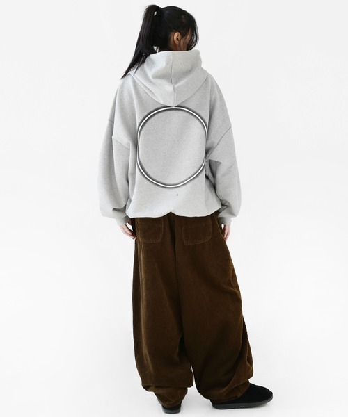 minsobi（ミンソビ）の「ディープタック コーデュロイワイドパンツ（デニムパンツ・メンズ・ブラック/ブラウン・FREE）」の17枚目の写真