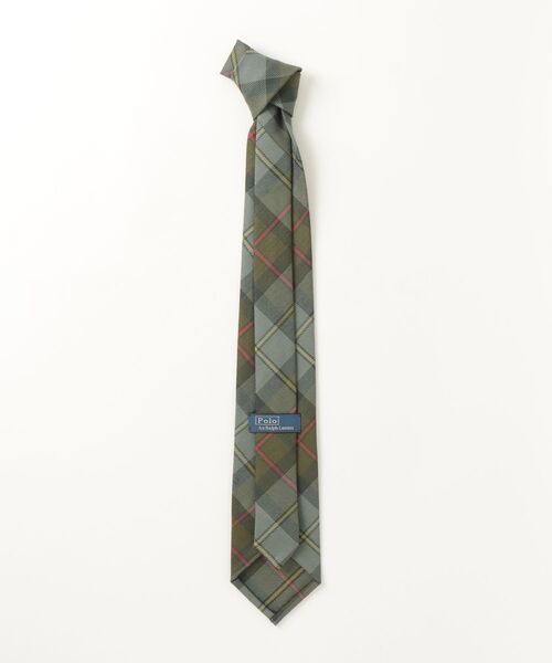 POLO RALPH LAUREN（ポロ ラルフ ローレン）の「ヴィンテージインスパイアード タータン ウール ネクタイ（ネクタイ・メンズ・グリーン系2・ONE）」の5枚目の写真
