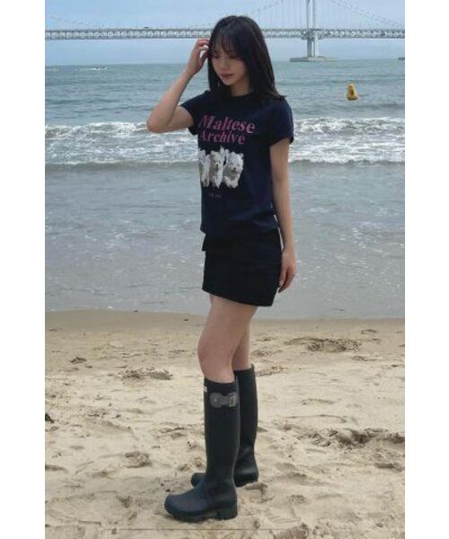 WaiKei（ワイケイ）の「マルチーズアーカイブ 半袖Tシャツ ネイビー（Tシャツ/カットソー・レディース・その他・0/1/2）」の6枚目の写真