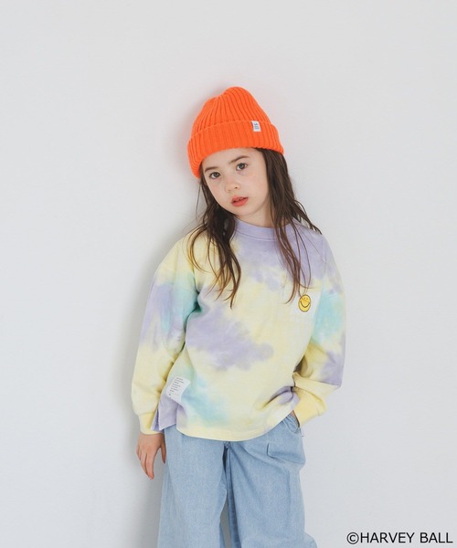 SMILEY FACE（スマイリーフェイス）の「【SMILEY FACE(スマイリーフェイス)】プリントロンT(KIDS)（Tシャツ/カットソー・キッズ・ホワイト/チャコール/その他1・110cm/120cm/130cm/140cm/150cm）」の7枚目の写真