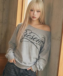 オフショルダー」に該当するトップス（ストライプ柄）ファッション通販