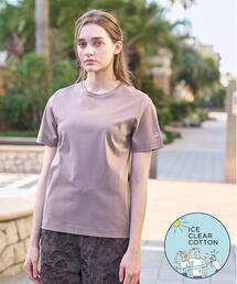 【接触冷感/抗菌防臭/消臭】アイスクリアコットンTシャツ
