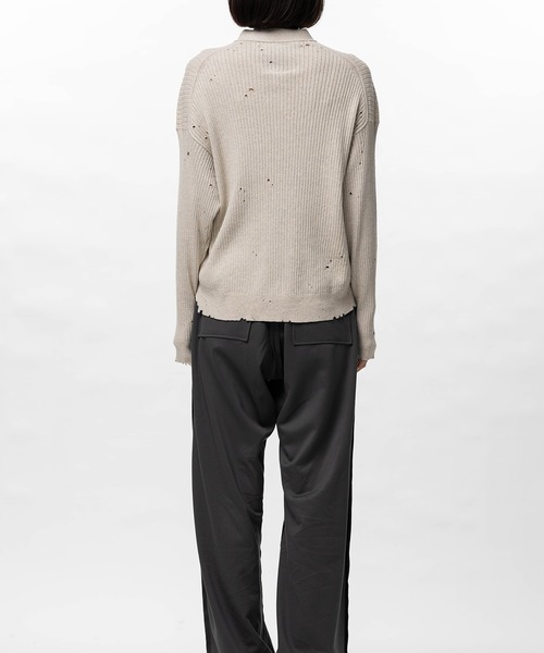 Distressed Knit Cardigan（カーディガン/ボレロ）｜Maison MIHARA