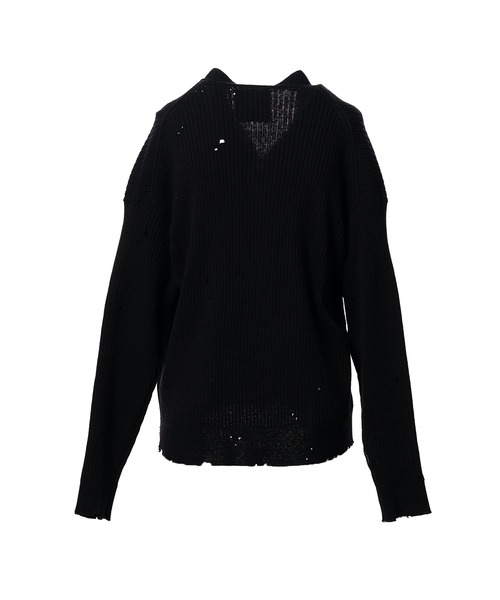 Distressed Knit Cardigan（カーディガン/ボレロ）｜Maison MIHARA