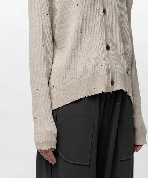 Distressed Knit Cardigan（カーディガン/ボレロ）｜Maison MIHARA