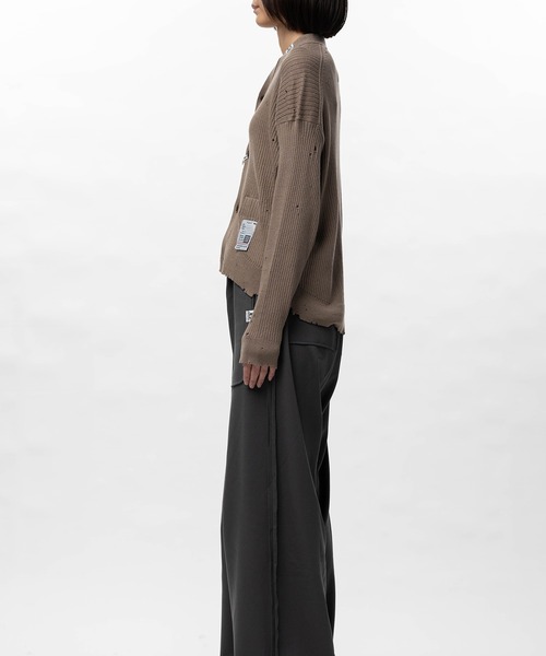 Distressed Knit Cardigan（カーディガン/ボレロ）｜Maison MIHARA
