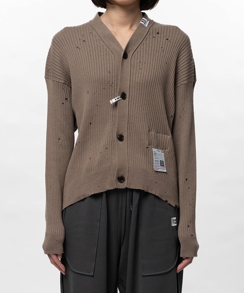 Distressed Knit Cardigan（カーディガン/ボレロ）｜Maison MIHARA