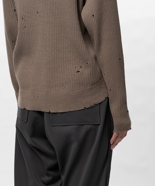 Distressed Knit Cardigan（カーディガン/ボレロ）｜Maison MIHARA