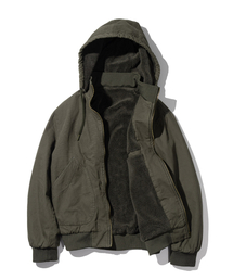 MASSNOUN（マスノウン）の「3WAYウォッシュドボアフードジャケット MWIPD003-KK（MA-1）」