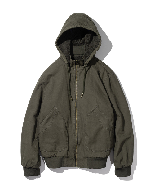 MASSNOUN（マスノウン）の「3WAYウォッシュドボアフードジャケット MWIPD003-KK（ブルゾン・レディース・その他・M/L）」の2枚目の写真