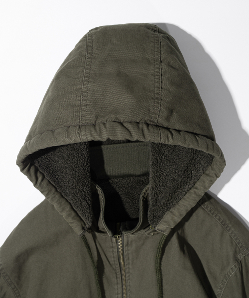 MASSNOUN（マスノウン）の「3WAYウォッシュドボアフードジャケット MWIPD003-KK（ブルゾン・レディース・その他・M/L）」の6枚目の写真