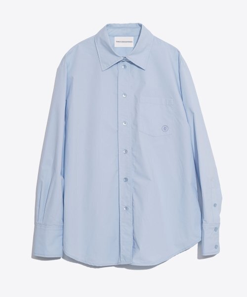 HARDCORE HAPPINESS(ハードコアハピネス)の「COTTON LOGO POCKET SHIRTS_SKY BLUE(シャツ/ブラウス・レディース・その他・FREE)」の2枚目の写真