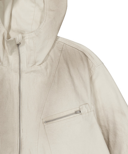 THECOLDESTMOMENT(ザコールデストモーメント)の「TCM technical jacket (ivory)(デニムジャケット・レディース・その他・M/L)」の4枚目の写真