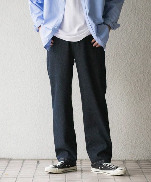 ITEMS URBANRESEARCH（アイテムズ アーバンリサーチ）の「5-pocket DENIM PANTS（デニムパンツ・メンズ・ブラック/ブルー/インディゴブルー・MEDIUM/LARGE）」の3枚目の写真