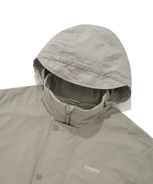 COVERNAT（カバーナット）の「PERTEX スタンドカラーシェルパーカー ベージュ（ナイロンジャケット・レディース・その他・L/XL/XXL）」の6枚目の写真