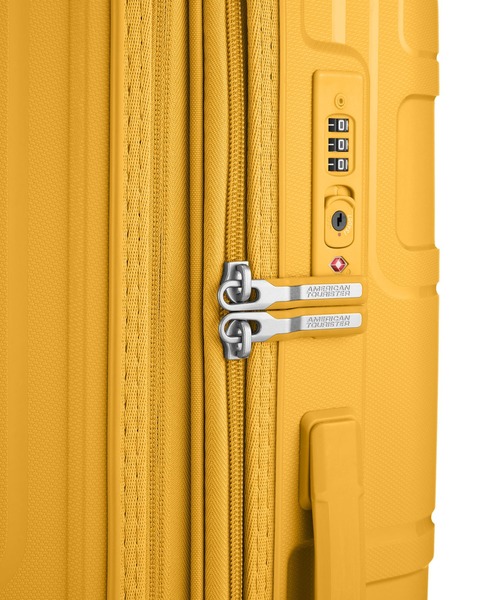 AMERICAN TOURISTER（アメリカンツーリスター）の「アメリカンツーリスター LITEVLO スピナー69 エキスパンダブル イエロー（スーツケース/キャリーバッグ・レディース・ライトイエロー系・M）」の7枚目の写真