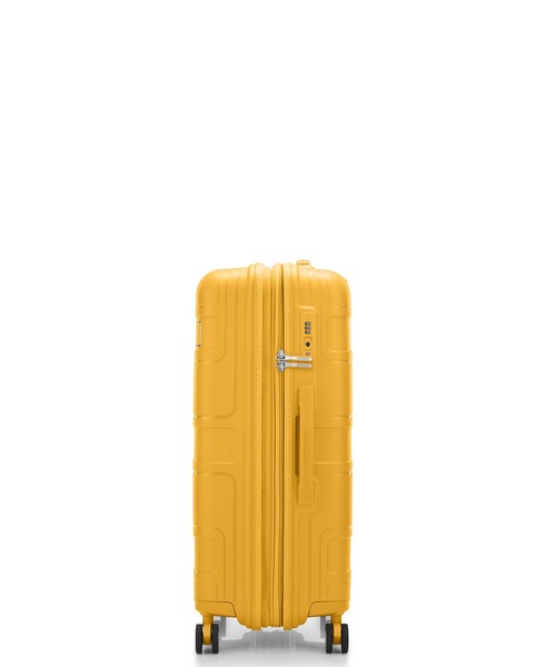 AMERICAN TOURISTER（アメリカンツーリスター）の「アメリカンツーリスター LITEVLO スピナー69 エキスパンダブル イエロー（スーツケース/キャリーバッグ・レディース・ライトイエロー系・M）」の2枚目の写真
